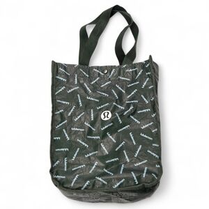 Lululemon Small Reusable Shopping Tote Lunch Bag 💚GREEN 💚.